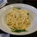 丿貫 - 明太子のあえ玉の麺と油ダレ