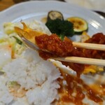 キッチン ブルー グローブ - トマトソースのみ