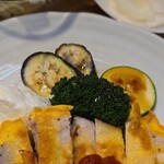 キッチン ブルー グローブ - 備え付け野菜、ポテサラ