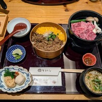 すき焼きと牛まぶし ももしき - 