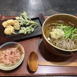 つる亀庵 - 湖北のセリと伊吹大根のみぞれそば