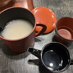 つる亀庵 - 蕎麦湯