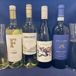ブルスケッタ - ワイン飲み比べ