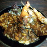 お祭り物語定食のメイン皿