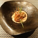 285644756 - 天然車海老の鉄板焼き トマトと海老のソース