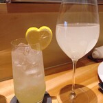 銀座 大石 - レモンスカッシュ&ゆずスパークリングジュース