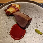 銀座 大石 - 和牛タン（ウェルダン　じゃがいも　ライム胡椒）