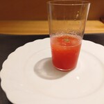 銀座 大石 - 口直しのスイカジュース（ルナピエナ）