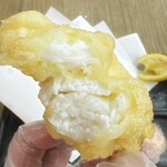 築地かに祭り - タラバ蟹の天ぷら