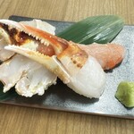 築地かに祭り - カニの刺身