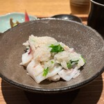 日本料理FUJI - じんどう烏賊と菜の花ご飯