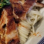 塩そば専門店 桑ばら - 牡蠣出汁ネギソースの和えそば