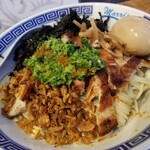 塩そば専門店 桑ばら - 牡蠣出汁ネギソースの和えそば