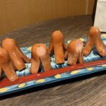 立ち呑 破天荒 - ウインナー炒め♪ 位置について ヨーイドン！