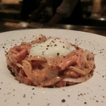 Vin樹亭 - ★焼きそばなのである、カルボナーラ風。ここでしか食べれない創作料理。