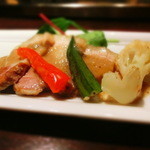 Vin樹亭 - ★豚バラ肉のアンチョビソース。