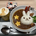 棋の音Cafe - 甘口ウサギちゃんカレー@700