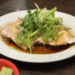 やきとり家すみれ - よだれ鶏的な…