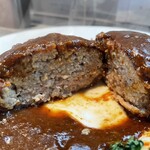ゴメンネJIRO - ハンバーグの断面　