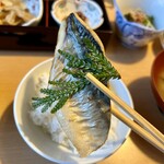 銀婚湯 - 朝食の焼き鯖。