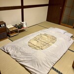 銀婚湯 - お布団。