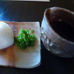 土家 - おろし蕎麦の設え