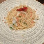 PESCA - 変更してもらったペペロンチーノが激うま！