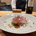 中華 大しげ - 「唐津産鰤の中華風お造り」