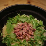 饗コイノボリ - 鴨と芹の土鍋ご飯