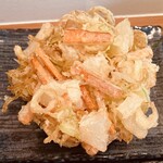讃岐うどん酒場 川金 - かき揚げ天
