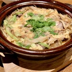 手打ちそば やっ古 - 牛肉とごぼう、せりの柳川
