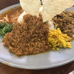 フィッシュ 新宿店 - 3種コンボ（週替わりカレー）…税込1400円（くらい）