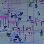 とんかつ 番番 - マップにあるお店の位置図（No10です）