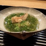 伊勢 三玄 - ◎変わり鉢
      甘鯛と里芋の揚げ出し、菜の花