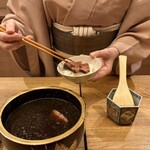 伊勢 三玄 - 美しい女将さんが作ってくれました❤️