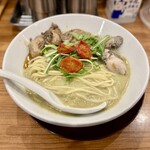 中華そば ココカラサキゑ - 牡蠣のポタージュ 1600円　※朝ラー限定