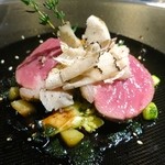 エクアトゥール - ［２回目］オーストラリア穀物飼育の子羊 炭火焼きのアップ