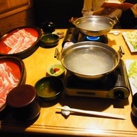 月亭 池袋店 - 特選豚定食　しゃぶしゃぶ　