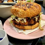 須賀乃湯 - これはいつかのチーズメンチカツバーガー。