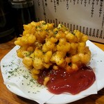 須賀乃湯 - 人気のコーンのかき揚げ。