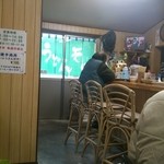 Yudaonsen Ekimae Udon - 居酒屋風の店内です。