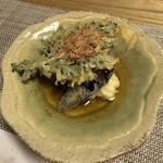とよなが - 白子と野菜の天ぷら