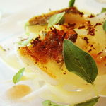 アムール - ホワイトアスパラガス　鱧　モンゴイカ　～艶やかな乳白～