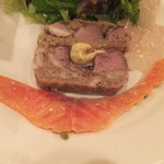 ワインレストラン ドミナス - 鴨肉のパテとスモークサーモン