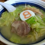 8番らーめん - 8番ラーメンセット塩　1,023円(単品759円)