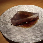 日本料理 幸庵 - 甘味：氷室缶・黒蜜かけ
