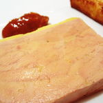 レザンファン ギャテ - ランス産 鴨フォアグラ　ブリオッシュ・トースト添え(＋８００円位)」