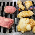 西村屋 - 焼き台　ガス