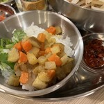 恵比寿ブタメン - オリジナルのポリヤルライス