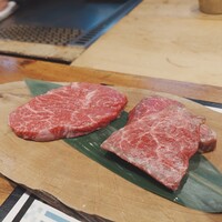 テッパン ル オムス - 所沢牛２種 赤身の味がしっかりして美味しい！